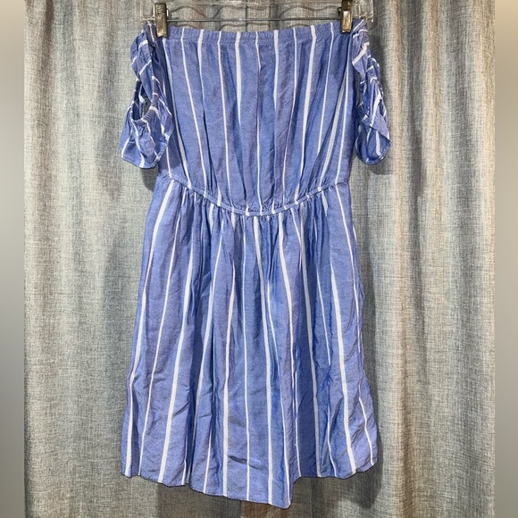 American Eagle Outfitters | Dresses | Blue Striped Dress | Poshmark